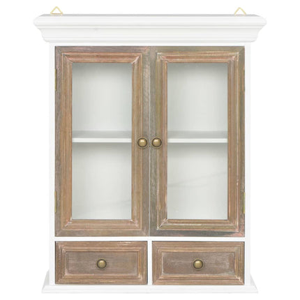 Armoire Murale Blanc 49X22X59 Cm Bois D'ingénierie