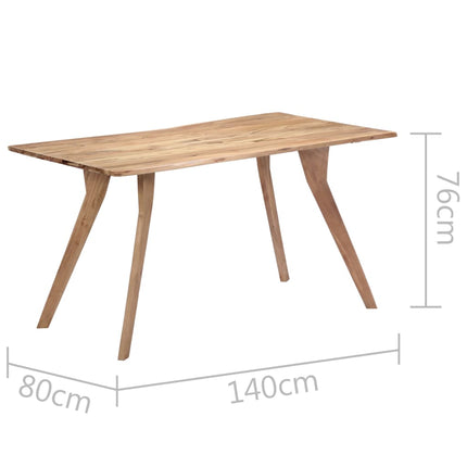Table De Salle À Manger Bois D'acacia Massif