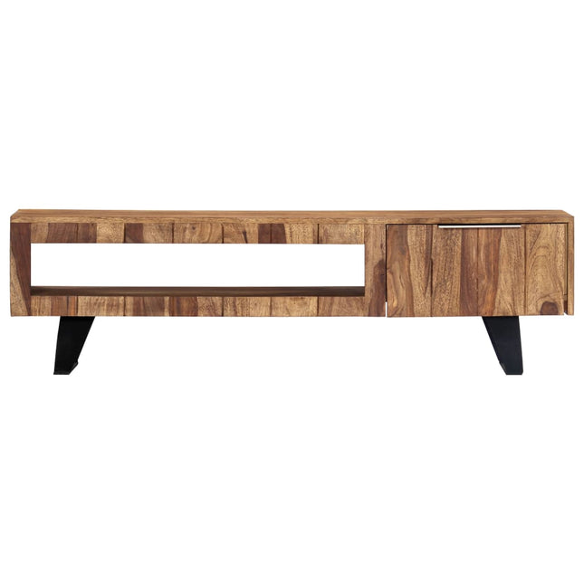 Meuble Tv 140X30X40 Cm Bois Massif
