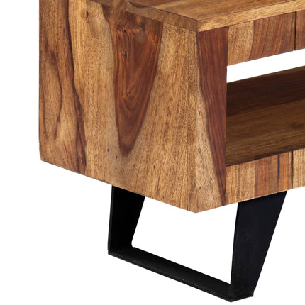 Meuble Tv 140X30X40 Cm Bois Massif