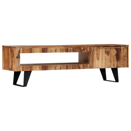 Meuble Tv 140X30X40 Cm Bois Massif