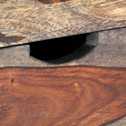 Table Basse Gris 100X50X40 Cm Bois Massif