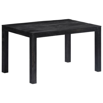 Table À Dîner Noir Bois De Manguier Massif