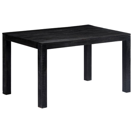 Table À Dîner Noir Bois De Manguier Massif