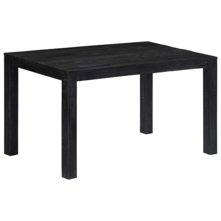 Table À Dîner Noir Bois De Manguier Massif