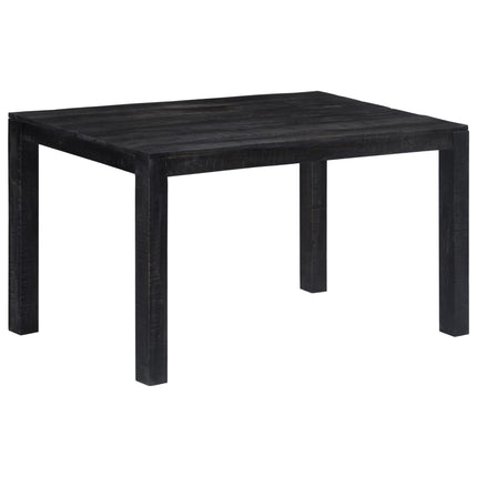 Table À Dîner Noir Bois De Manguier Massif