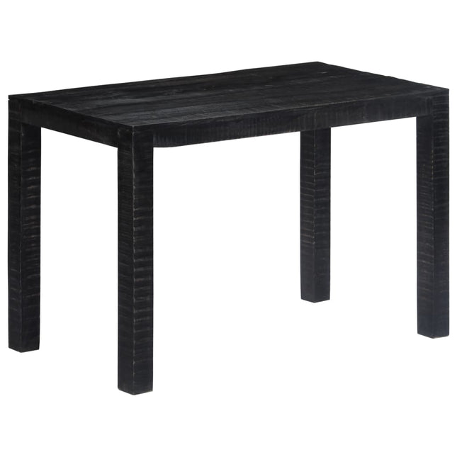 Table À Dîner Noir Bois De Manguier Massif