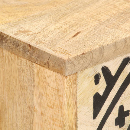 Meuble Tv 100X30X45 Cm Bois Massif De Manguier