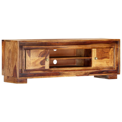 Meuble Tv 118X30X40 Cm Bois De Sesham Massif