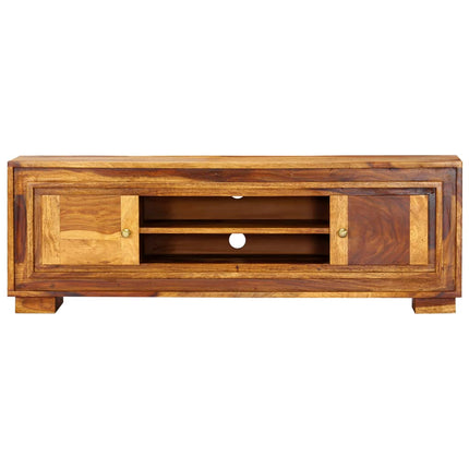 Meuble Tv 118X30X40 Cm Bois De Sesham Massif