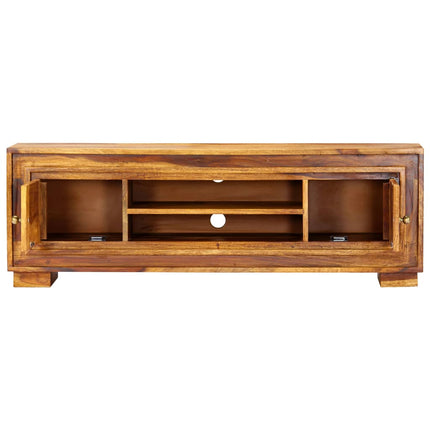 Meuble Tv 118X30X40 Cm Bois De Sesham Massif