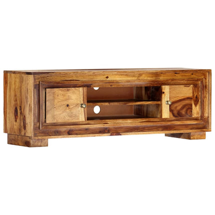 Meuble Tv 118X30X40 Cm Bois De Sesham Massif