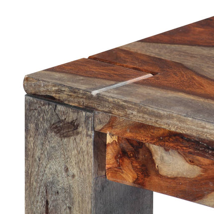 Table À Manger Gris Bois Massif