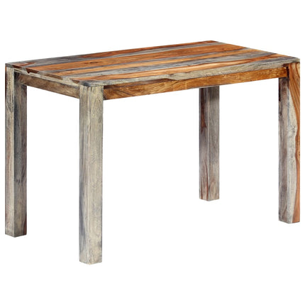 Table À Manger Gris Bois Massif