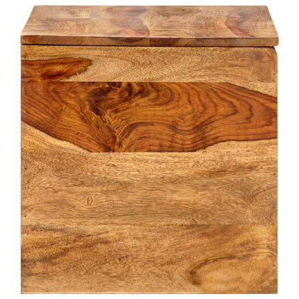Coffre De Rangement 80 X 40 X 40 Cm Bois Massif De Sesham