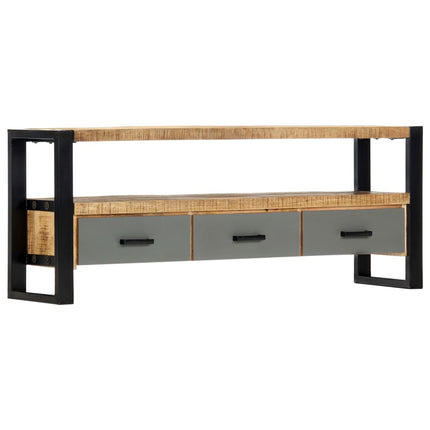 Meuble Tv 130X30X Bois Massif De Manguier