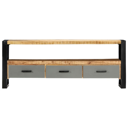 Meuble Tv 130X30X Bois Massif De Manguier