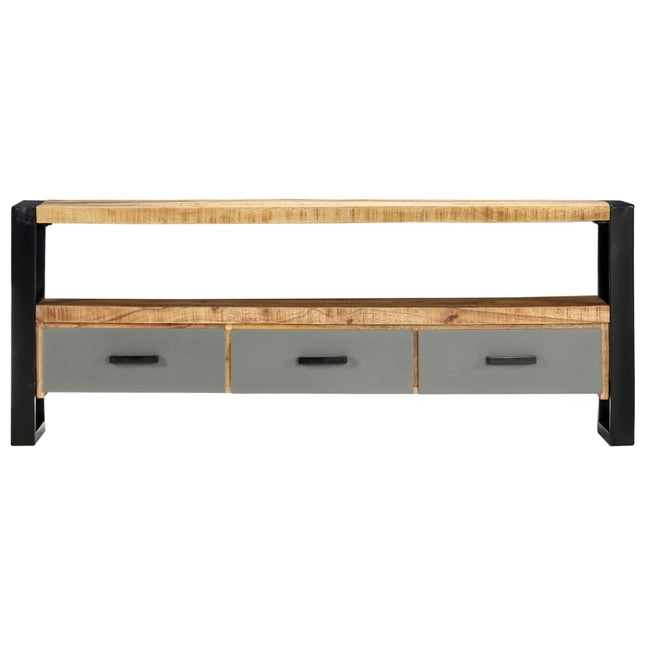 Meuble Tv 130X30X Bois Massif De Manguier