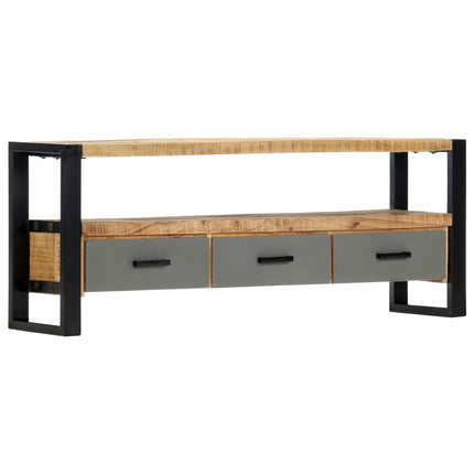 Meuble Tv 130X30X Bois Massif De Manguier