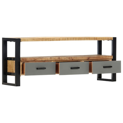 Meuble Tv 130X30X Bois Massif De Manguier