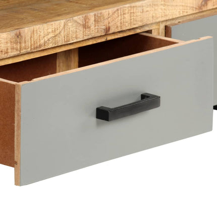 Meuble Tv 130X30X Bois Massif De Manguier