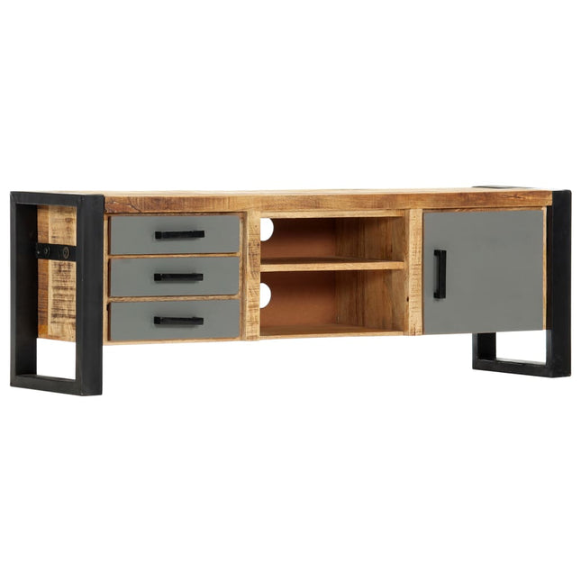 Meuble Tv 130X30X Bois Massif De Manguier