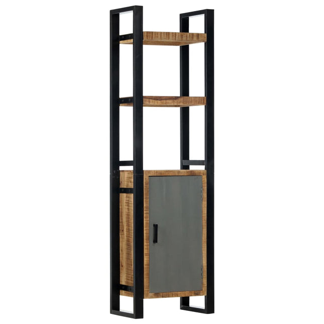 Bibliothèque 50X30X170 Cm Bois De Manguier Solide
