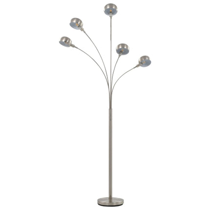 Lampadaire 200 Cm 5 X E14 Argenté