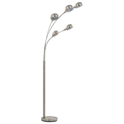 Lampadaire 200 Cm 5 X E14 Argenté