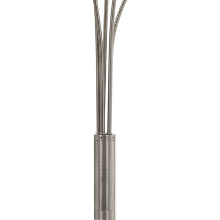Lampadaire 200 Cm 5 X E14 Argenté