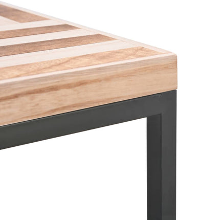 Table Basse 50X50X33,5 Cm Bois Massif