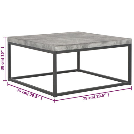 Table Basse Aspect De Béton