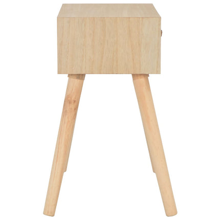 Meuble De Chevet Avec Tiroir 44 X 30 X 58 Cm Bois Massif