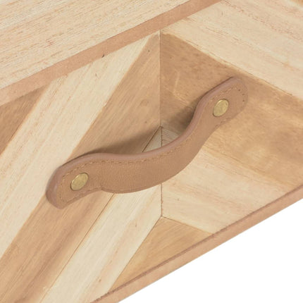 Meuble De Chevet Avec Tiroir 44 X 30 X 58 Cm Bois Massif