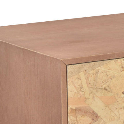 Meuble Tv Avec 5 Tiroirs 90X30X40 Cm Bois De Pin Massif