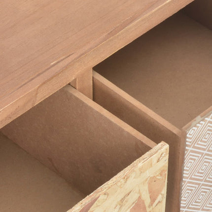 Table Console Avec 3 Tiroirs Bois De Pin Massif