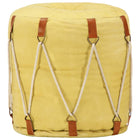 Pouf 40 X 40 Cm Toile De Coton