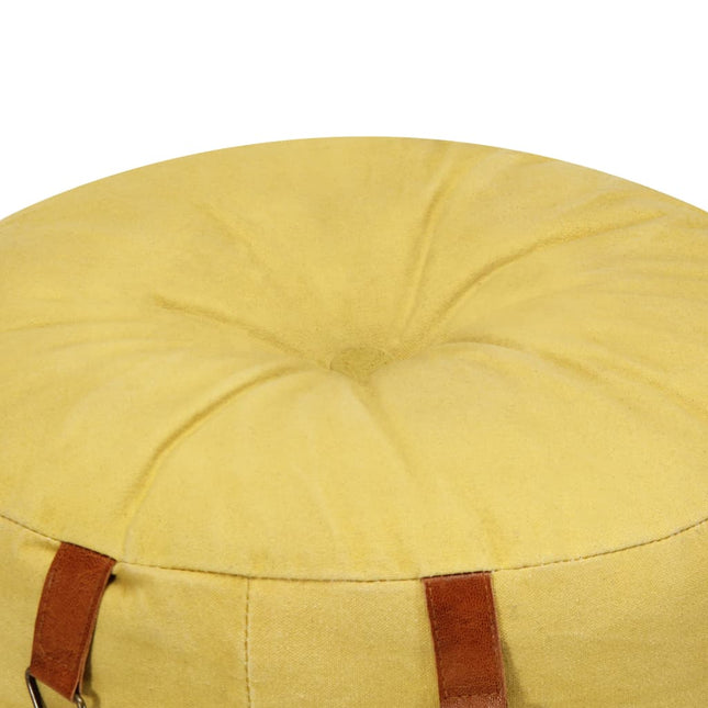 Pouf 40 X 40 Cm Toile De Coton