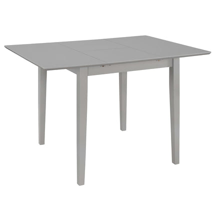 Table À Manger Extensible Blanc (80-120)X80X74 Cm Mdf