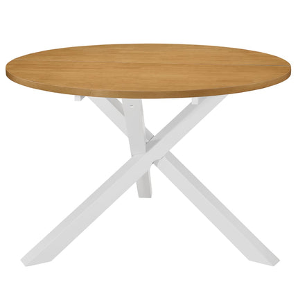 Table De Salle À Manger Blanc 120 X 75 Cm Mdf