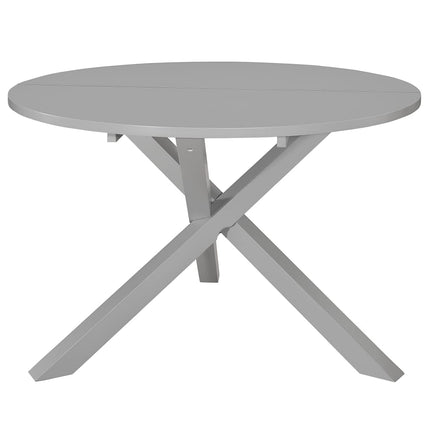 Table De Salle À Manger Blanc 120 X 75 Cm Mdf