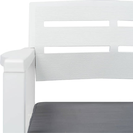 Salon De Jardin 4 Pcs Plastique