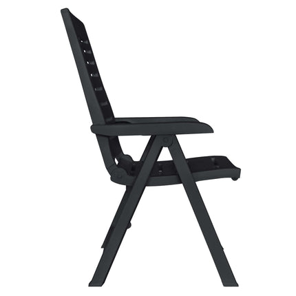 Ensemble À Manger D'extérieur 11 Pcs Plastique Anthracite