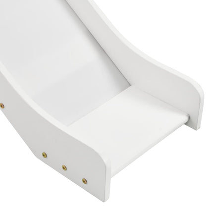 Lit Mezzanine D'enfants Toboggan Et Échelle Bois Pin 97X208 Cm