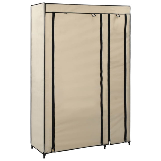 Garde-Robes Pliables 2 Pcs 110X45X175 Cm Tissu