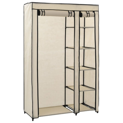 Garde-Robes Pliables 2 Pcs 110X45X175 Cm Tissu