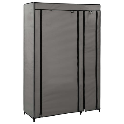 Garde-Robes Pliables 2 Pcs 110X45X175 Cm Tissu
