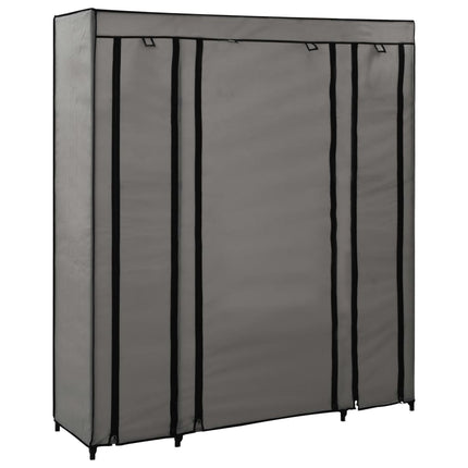 Armoire Avec Compartiments Et Tiges 150X45X176 Cm Tissu