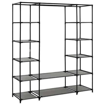 Armoire Avec Compartiments Et Tiges 150X45X176 Cm Tissu
