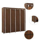Garde-Robe Avec 4 Compartiments 175X45X170 Cm